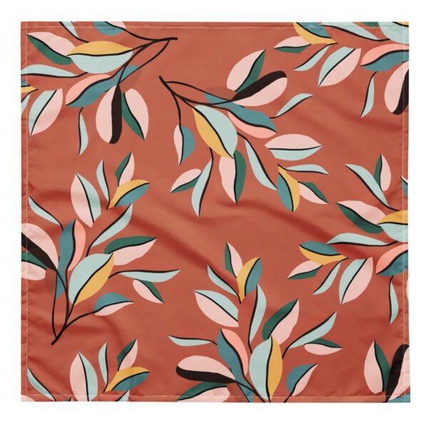 Statement Bandana – Vielseitiges Accessoire für Mensch & Hund aus recyceltem Polyester, rot
