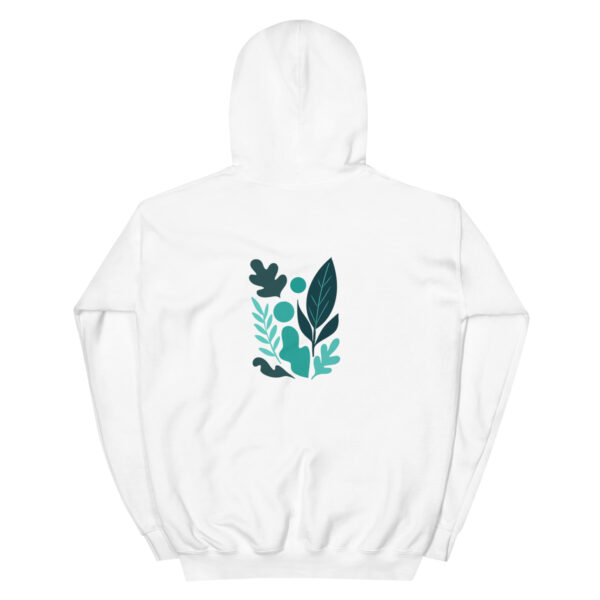 Unisex-Hoodie mit abstraktem Blattmotiv – Dein Statement für Stil & Natur – Bild 5