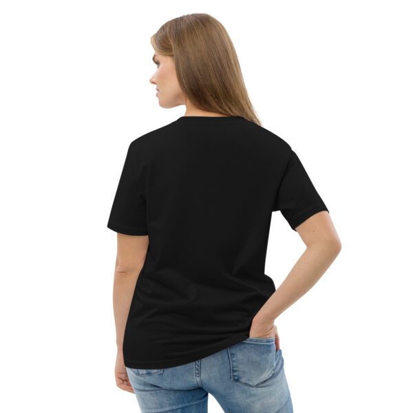 Statement Shirt mit abstraktem Blattmotiv - Bio-Baumwolle Unisex XS- 3XL – Bild 4