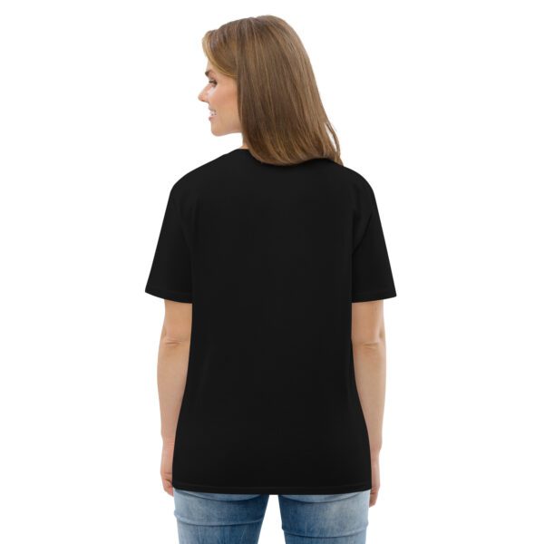 Statement Shirt mit abstraktem Blattmotiv - Bio-Baumwolle Unisex XS- 3XL – Bild 3