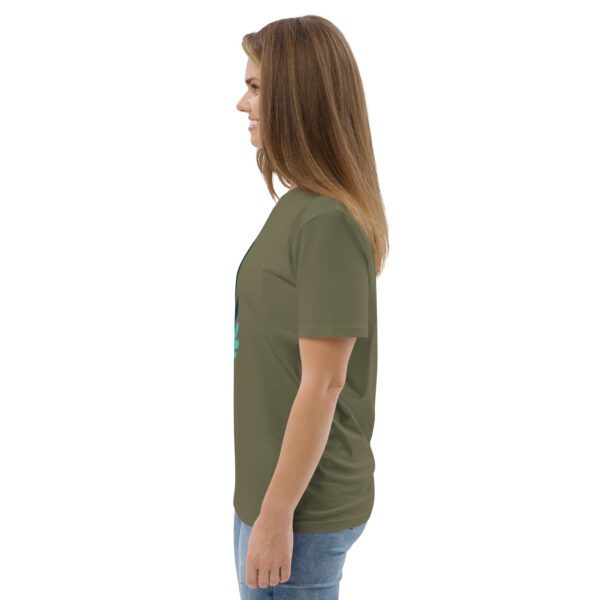 Statement Shirt mit abstraktem Blattmotiv - Bio-Baumwolle Unisex XS- 3XL – Bild 24