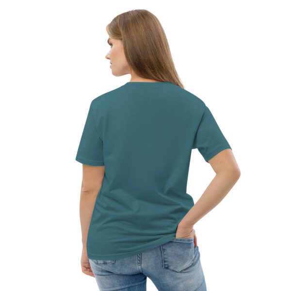 Statement Shirt mit abstraktem Blattmotiv - Bio-Baumwolle Unisex XS- 3XL – Bild 12