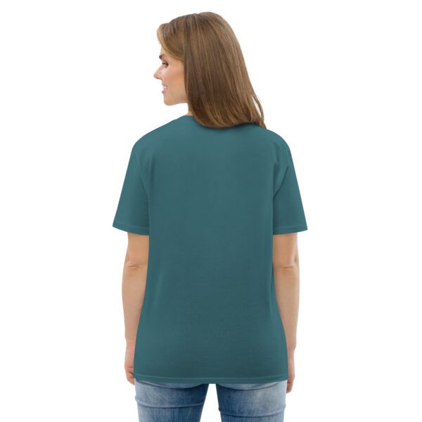Statement Shirt mit abstraktem Blattmotiv - Bio-Baumwolle Unisex XS- 3XL – Bild 11