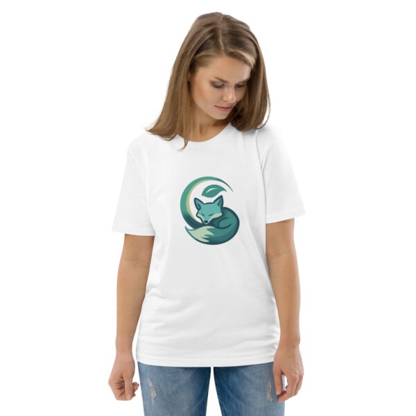 Unisex T-Shirt aus 100 % Bio-Baumwolle mit abstraktem Fuchs-Motiv