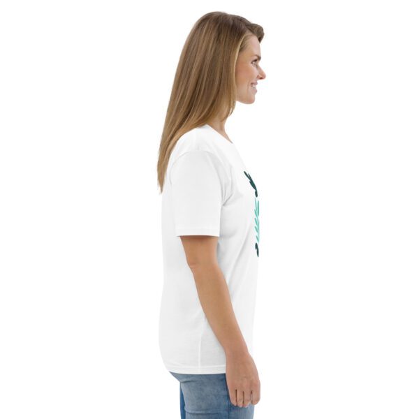 Statement Shirt mit abstraktem Blattmotiv - Bio-Baumwolle Unisex XS- 3XL – Bild 31