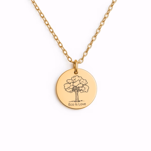 Personalisierte Kette „Eco Is Love“ – Dein Schmuckstück für Liebe und Respekt zur Natur – Bild 10