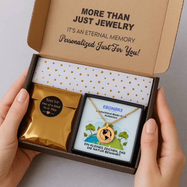 Personalisierte Kette „Love Your Earth“ – Dein Schmuckstück für Liebe und Respekt zur Natur – Bild 5