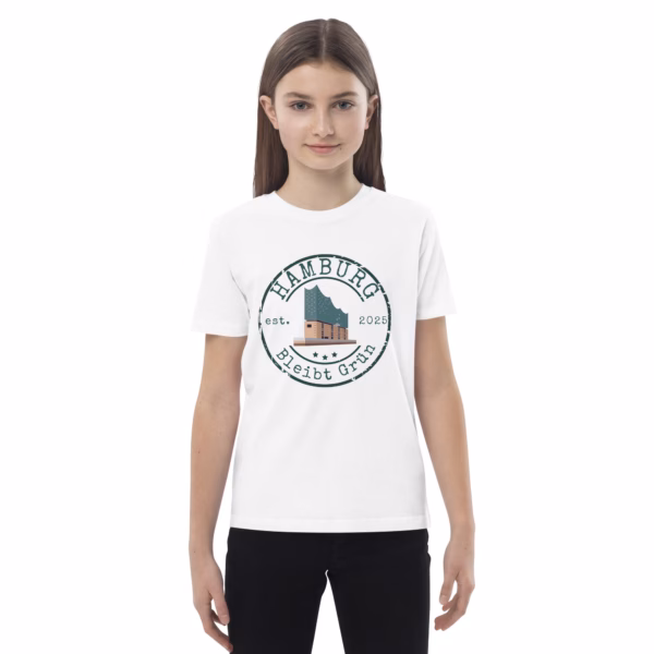 Bio Baumwoll Kinder T-Shirt „München bleibt grün“ – Nachhaltig, bequem und mit Haltung für kleine Umwelthelden – Bild 3